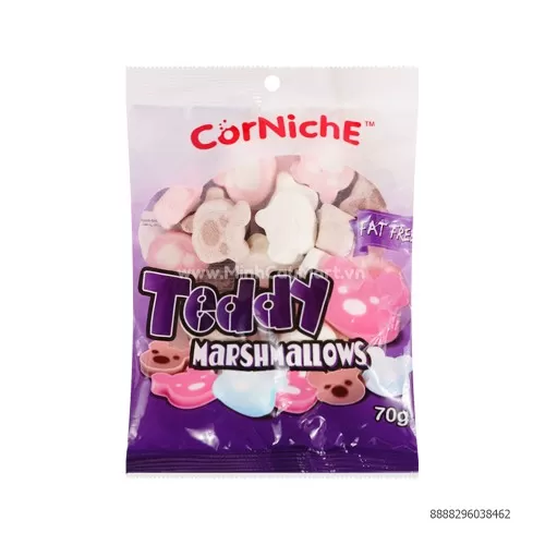 Kẹo xốp marshmallow các vị 70g 
