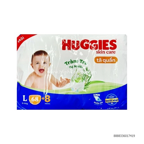 Tã quần Huggies size Xl68 miếng Tã quần Huggies size Xl68 miếng