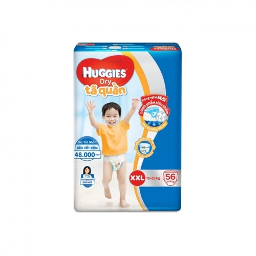 Bỉm Quần Huggies XXL56 miếng  Bỉm Quần Huggies XXL56 miếng