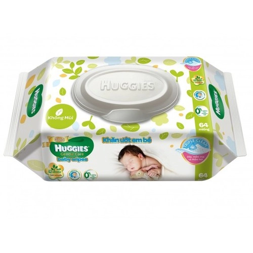 Khăn Ướt Không Mùi Huggies 64 Miếng