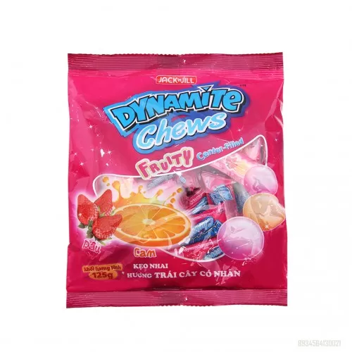 kẹo chew 3 viên 125g kẹo chew 3 viên 125g