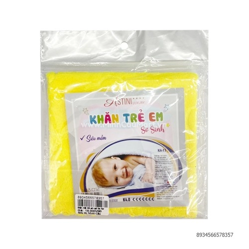 Khăn Mặt Trẻ Em Sợi Tre Korea