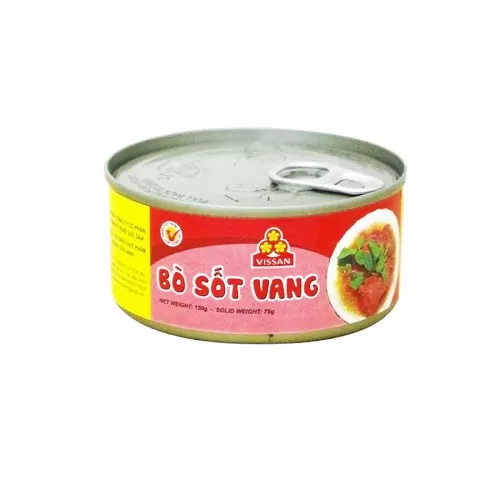 Bò sốt vang Vissan 150Gr  Bò sốt vang Vissan 150Gr