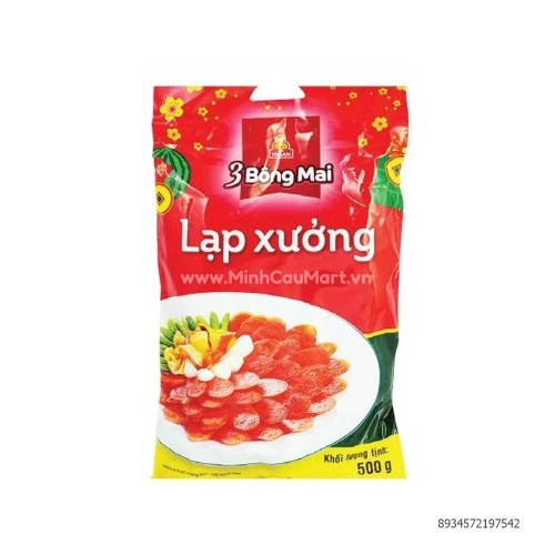 Lạp Xưởng Ba Bông Mai 500Gr