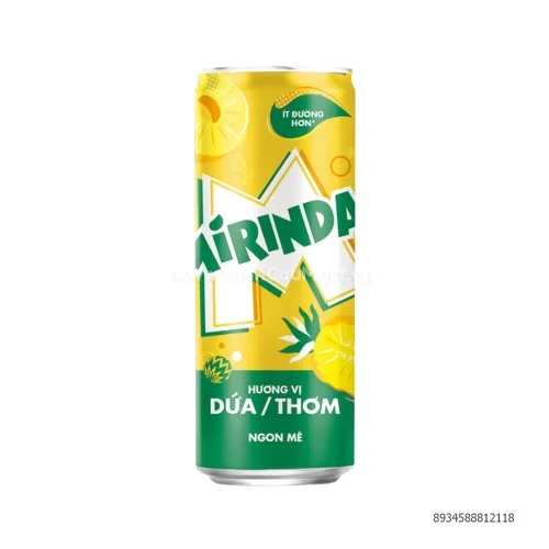 Nước Mirinda dứa lon 320ml                                                                                                                                                                                                                                