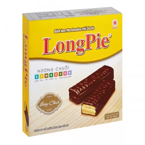 Bánh Longpie Chuối 288g Bánh Longpie Chuối 288g
