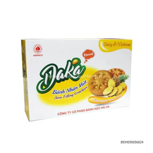 Bánh Nhân Mứt DaKa 350Gr  Bánh Nhân Mứt DaKa 350Gr