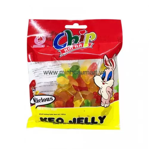 Kẹo Dẻo chip Jelly Hải Hà 100gr