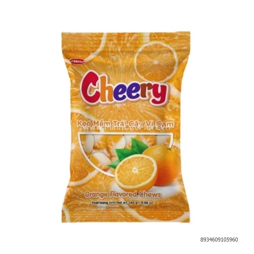 Kẹo mềm Cheery cam túi 140g