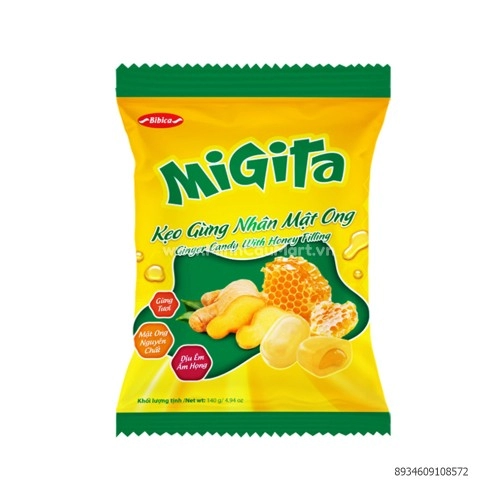 Kẹo Gừng Bibica 140Gr
