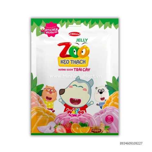 Kẹo Thạch Zoo Hương Soda Trái Cây 300G