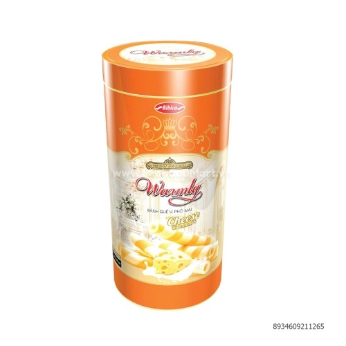Bánh Warmly Hộp Thiếc Vị Phô Mai 150 gam Bánh Warmly Hộp Thiếc Vị Phô Mai 150 gam