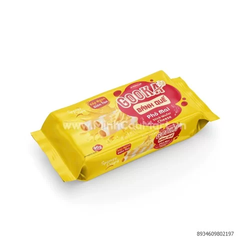 Bánh Gooka phô mai túi 90Gr    Bánh Gooka phô mai túi 90Gr