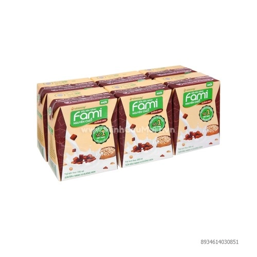 Sũa đậu nành fami vị đường đen 200ml 