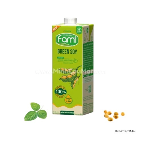 Sữa Fami Nguyên Chất Không Đường 1L