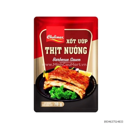 Sốt uớp thịt nướng HQ Cholimex vị truyền thống 90g Sốt uớp thịt nướng HQ Cholimex vị truyền thống 90g