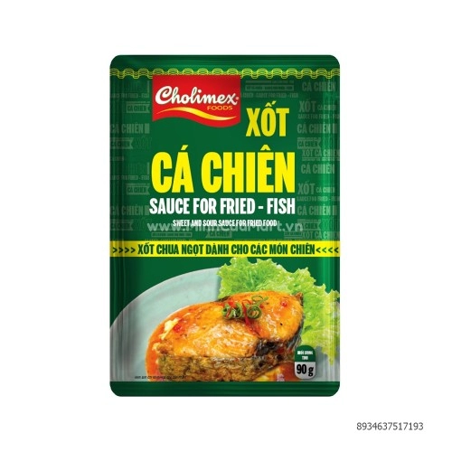 Xốt cá chiên Cholimex gói 90g Xốt cá chiên Cholimex gói 90g