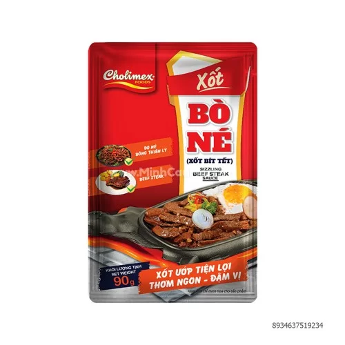 Cholimex xốt bò né 90g                                                                                                                                                                                                                                     Cholimex xốt bò né 90g