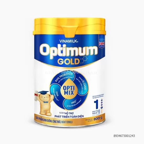 Sữa bột Optimum Gold số 1 cho bé từ 0-6 tháng tuổi 800gr Sữa bột Optimum Gold số 1 cho bé từ 0-6 tháng tuổi 800gr