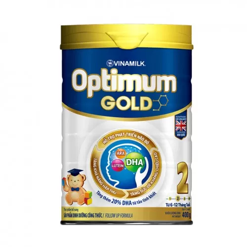 Sữa Bột Vinamilk Optimum Gold 2 400g Cho Trẻ Từ 6 Đến 12 Tháng Tuổi