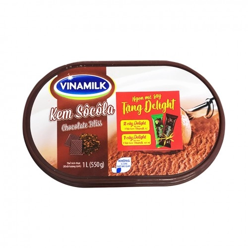kem VINAMILK 1 lít vị socola  kem VINAMILK 1 lít vị socola