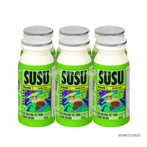 Sữa Chua Táo Nho Susu 80ml