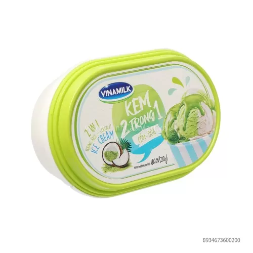 Kem Vinamilk Cốm Dừa 450ml  Kem Vinamilk Cốm Dừa 450ml