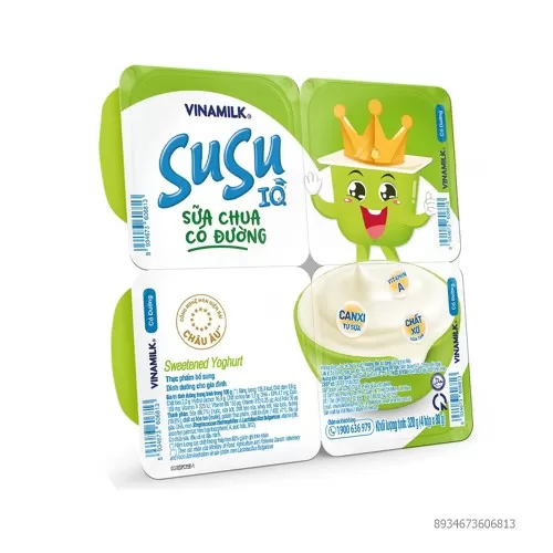 Sữa Chua Susu Vinamilk 80Gr Có Đường Sữa Chua Susu Vinamilk 80Gr Có Đường