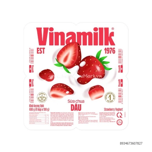 Sữa Chua Dâu Vinamilk 100gr Sữa Chua Dâu Vinamilk 100gr