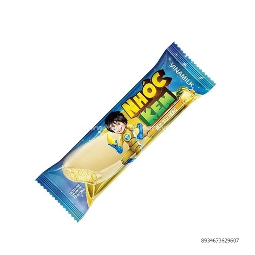 Kem Cây Nhóc Kem Vinamilk Sầu Riêng 70ml Kem Cây Nhóc Kem Vinamilk Sầu Riêng 70ml