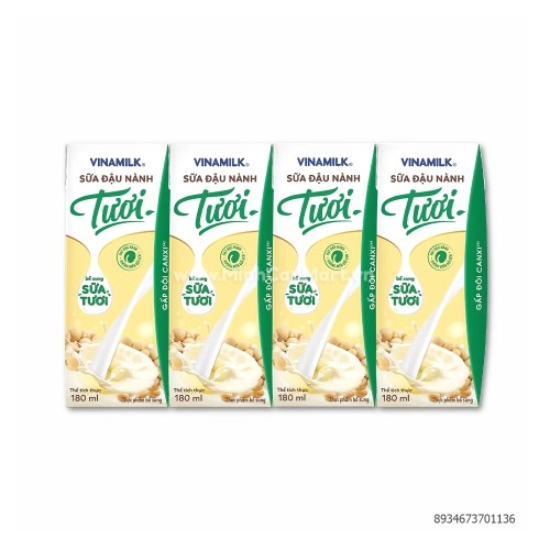 Sữa đậu nành tươi VNM 180ml  Sữa đậu nành tươi VNM 180ml