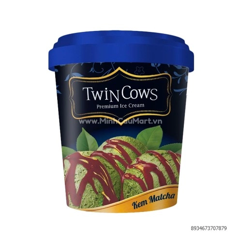 Kem TwinCows Vinamilk Matcha 450GR Kem TwinCows Vinamilk Matcha 450GR