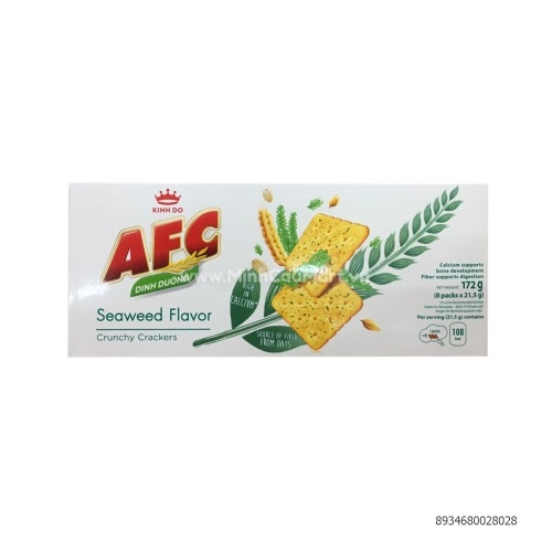 Bánh Quy AFC Vị Tảo Biển Hộp 172g Bánh Quy AFC Vị Tảo Biển Hộp 172g
