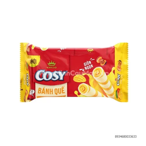 Bánh quế COSY Kinh Đô kem xoài xí muội 117g Bánh quế COSY Kinh Đô kem xoài xí muội 117g