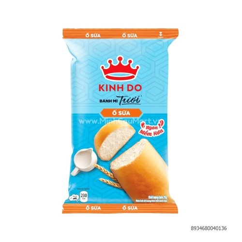 Bánh Mì Tươi Ổ Sữa Kinh Đô 75G Bánh Mì Tươi Ổ Sữa Kinh Đô 75G
