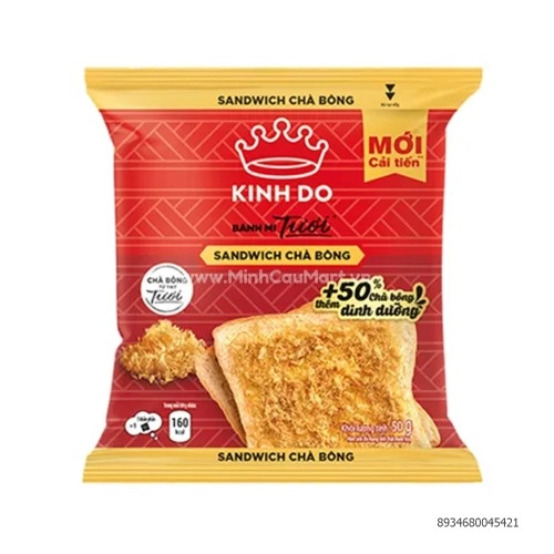 Bánh Mì Ruốc Kinh Đô 50g  Bánh Mì Ruốc Kinh Đô 50g