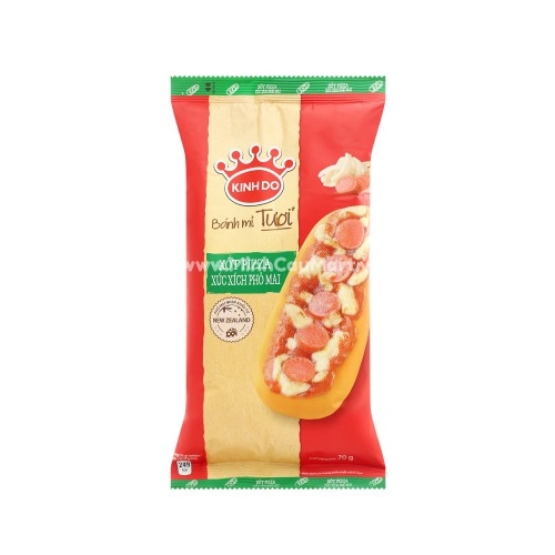 Bánh Mì Xốt Pizza Xúc Xích Phô Mai 70Gr Bánh Mì Xốt Pizza Xúc Xích Phô Mai 70Gr