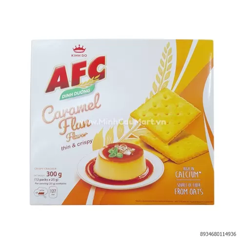 Bánh AFC Vị Caramel Flan 300Gr  Bánh AFC Vị Caramel Flan 300Gr