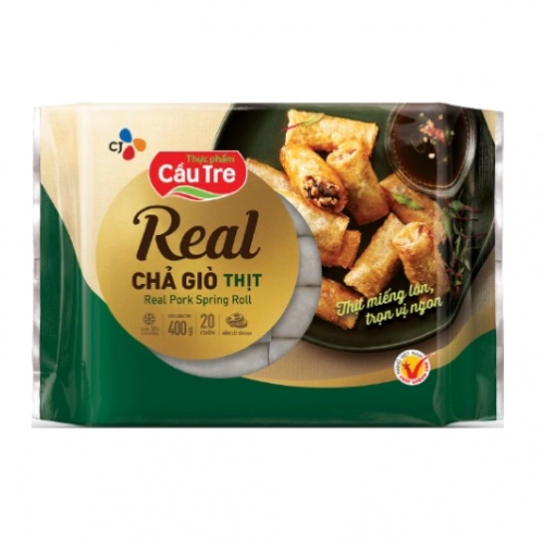 Chả Giò Real Thịt Cầu Tre 400Gr  Chả Giò Real Thịt Cầu Tre 400Gr