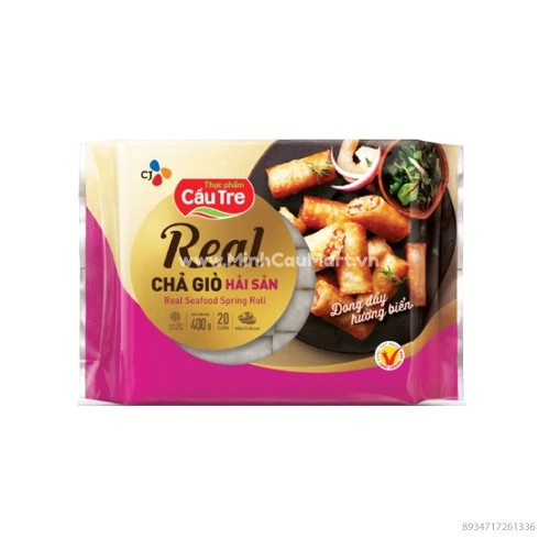 Chả giò Real Hải Sản 400g  Chả giò Real Hải Sản 400g