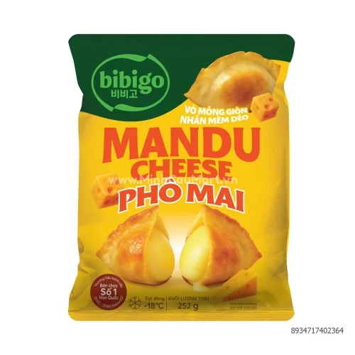 Bánh Mandu cheese phô mai Bibigo 252g                                                                                                                                                                                                                     
