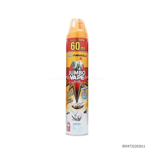 Xịt muỗi Jumbo FA không mùi 600Ml Xịt muỗi Jumbo FA không mùi 600Ml