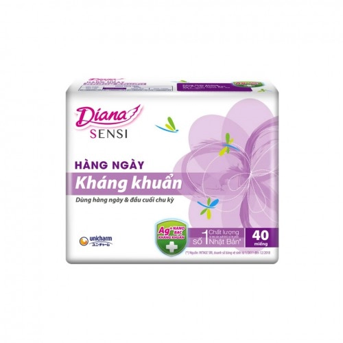 BVS Diana Sensi Kháng Khuẩn Hàng Ngày 40 Miếng 