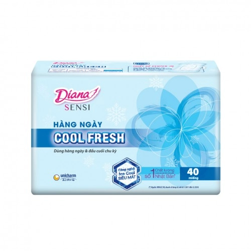 BVS Diana Cool Fresh Hàng Ngày 40 Miếng BVS Diana Cool Fresh Hàng Ngày 40 Miếng