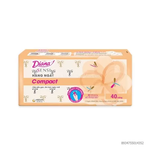 BVS Diana Sensi Hàng Ngày Compact 40 Miếng 
