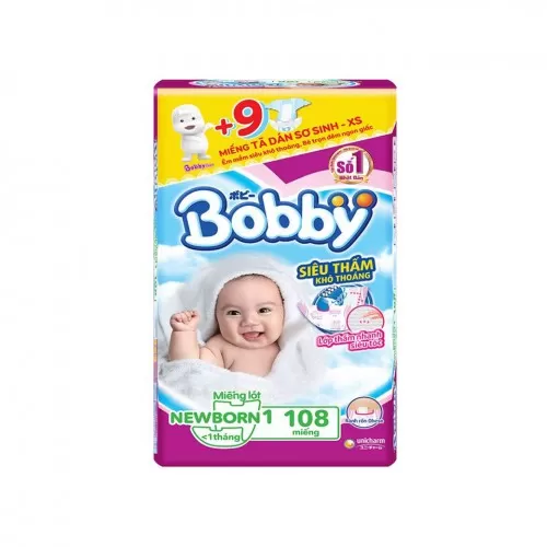Miếng lót Bobby NB1 108M (< 1 tháng) Miếng lót Bobby NB1 108M (< 1 tháng)