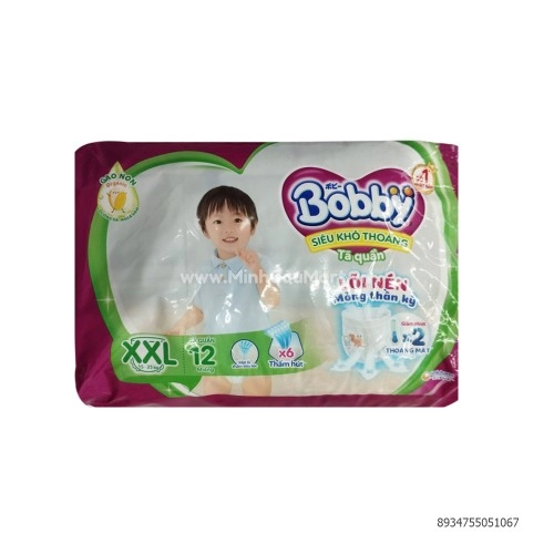 Tã quần Bobby XXL12 (15-25kg) Tã quần Bobby XXL12 (15-25kg)