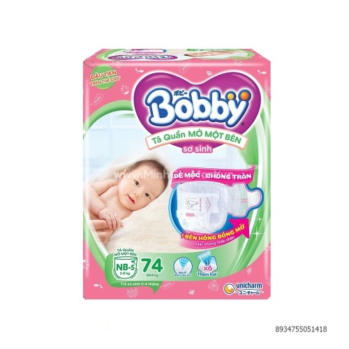 Tã quần mở một bên Bobby NB-S74 (3-8kg) Tã quần mở một bên Bobby NB-S74 (3-8kg)