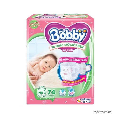 Tã quần mở một bên Bobby S-M62 (6-10kg) Tã quần mở một bên Bobby S-M62 (6-10kg)