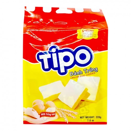 Bánh Trứng Tipo Hữu Nghị 220Gr Bánh Trứng Tipo Hữu Nghị 220Gr